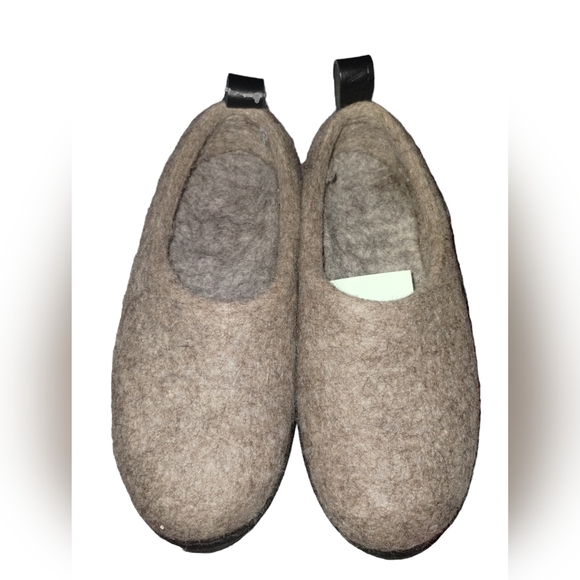 Woolen clogs Brown woolen clogs size 6 - Picture 2 of 10